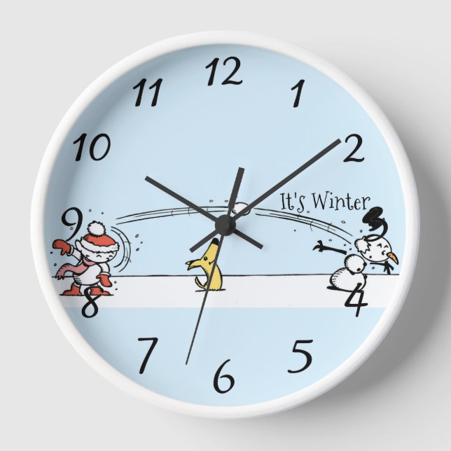 Es ist die Uhr an der Winterecke (Vorderseite)