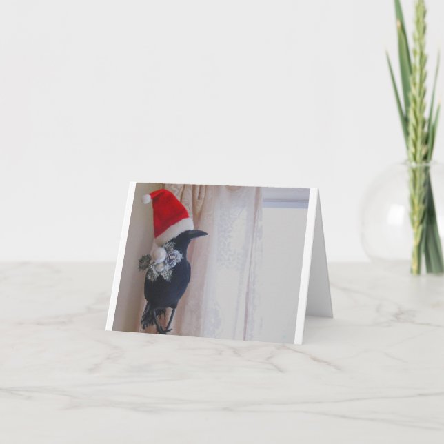 Es ist die Weihnachtskrippe Feiertagskarte (Vorderseite)