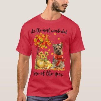 Es ist die wunderbarste Herbst-Zeit-Yorkshire-Pump T-Shirt