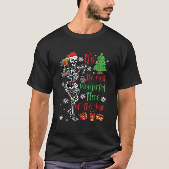 Es ist die wunderbarste Zeit des Jahres Funny Xma T-Shirt (Vorderseite)