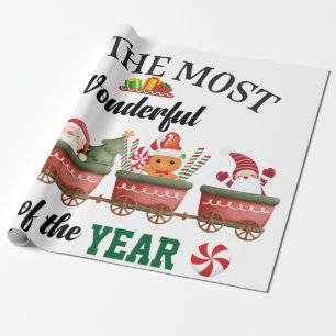 Es ist die wunderbarste Zeit des Jahres Geschenkpapier