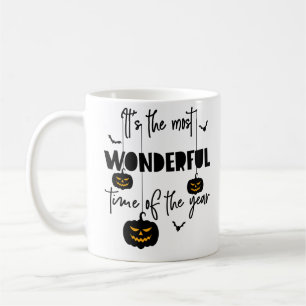 Es ist die wunderbarste Zeit des Jahres Halloween Kaffeetasse