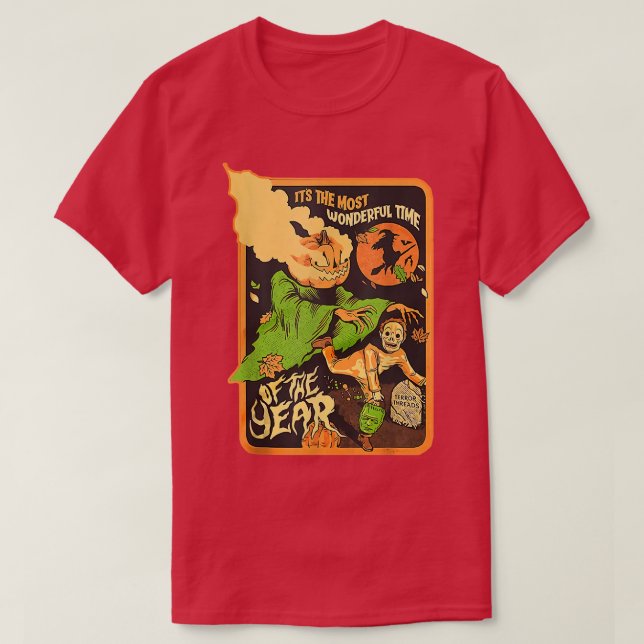 Es ist die wunderbarste Zeit des Jahres Halloween T-Shirt (Design vorne)