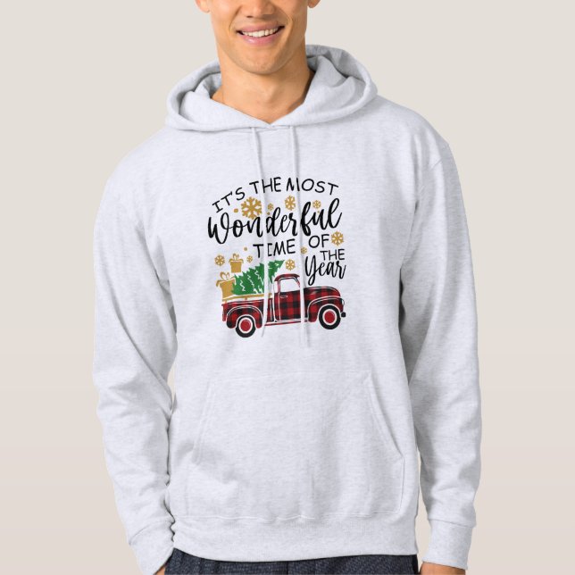 Es ist die wunderbarste Zeit des Jahres Hoodie (Vorderseite)