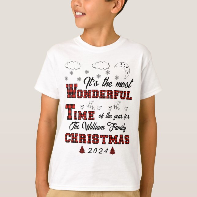 Es ist die wunderbarste Zeit des Jahres Junge T-Shirt (Vorderseite)