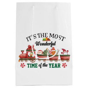 Es ist die wunderbarste Zeit des Jahres Mittlere Geschenktüte