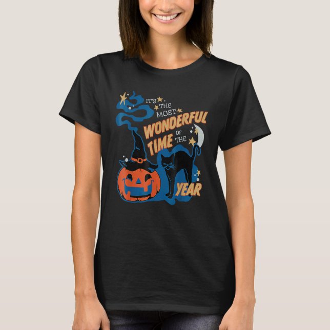 Es ist die wunderbarste Zeit des Jahres Schwarze K T-Shirt (Vorderseite)