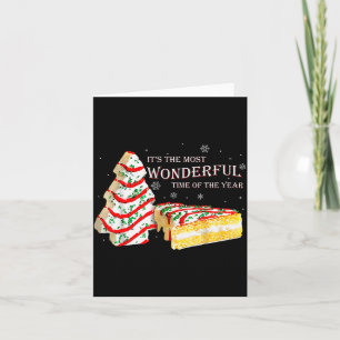 Es ist die wunderbarste Zeit des Jahres Snack Cake Karte
