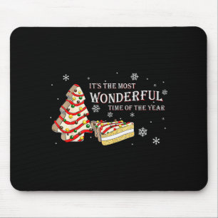 Es ist die wunderbarste Zeit des Jahres Snack Cake Mousepad