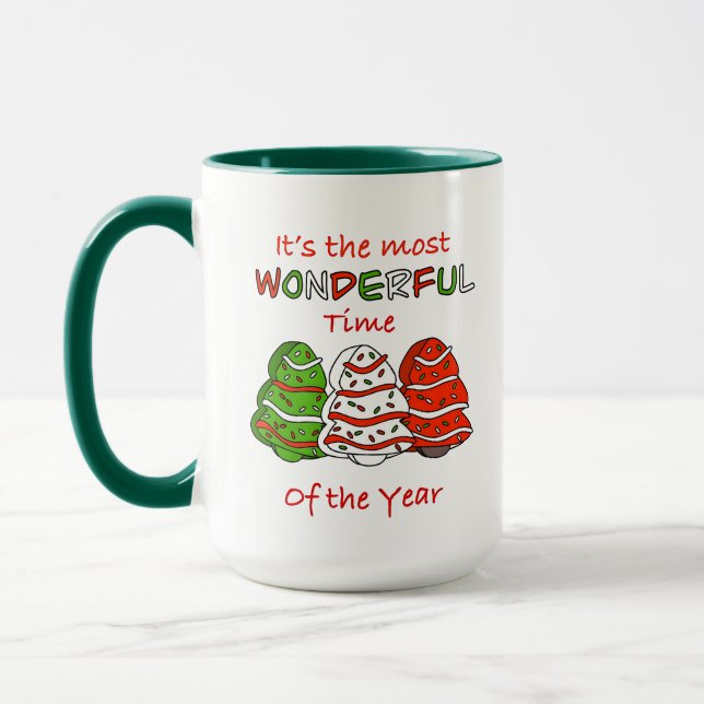 Es ist die wunderbarste Zeit des Jahres Tasse (Links)