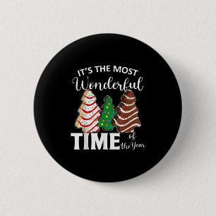 Es ist die wunderbarste Zeit des Jahres Weihnachte Button