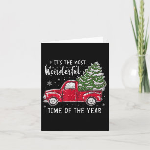 Es ist die wunderbarste Zeit des Jahres Weihnachte Karte