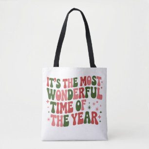 Es ist die wunderbarste Zeit des Jahres Weihnachte Tasche