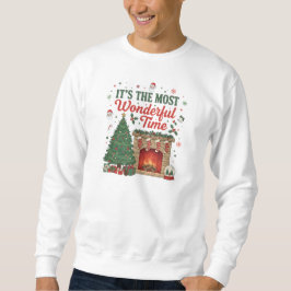 Es ist die wunderbarste Zeit, Fröhliche Weihnachts Sweatshirt