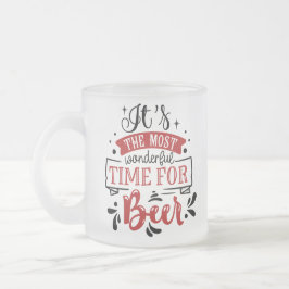 Es ist die wunderbarste Zeit für ein Bier Mattglastasse
