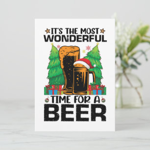 Es ist die wunderbarste Zeit für einen Bier-Weihna Einladung