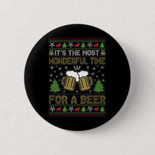 Es ist die wunderbarste Zeit für einen Biersommer Button