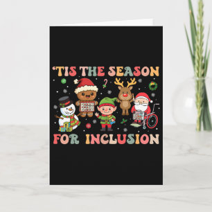 Es ist die Zeit für inklusive Weihnachten Sped Leh Karte