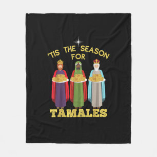 Es ist die Zeit für Tamales Lustiges mexikanisches Fleecedecke