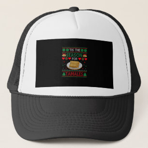 Es ist die Zeit für Tamales Lustiges Weihnachtsess Truckerkappe