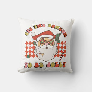 Es ist die Zeit, um fröhlich zu sein Weihnachten S Kissen