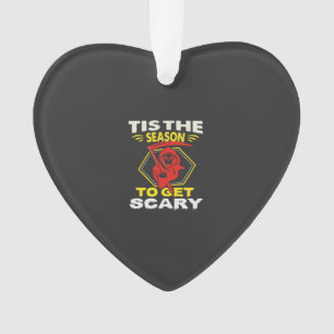 Es ist die Zeit, um Gruseligen Sensenmann Hallowee Ornament