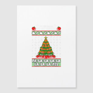 Es ist die Zeit, um vegane Weihnachts-Pyjamas X-Ma Magnetkarte
