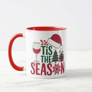 Es ist die Zeit – Wein & Weihnachten Tasse