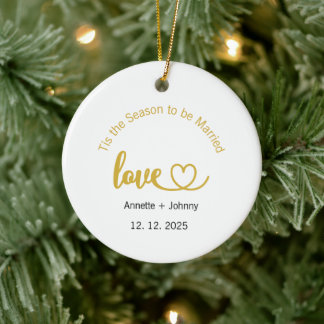 Es ist die Zeit zum Heiraten Schmuck, Hochzeit Keramik Ornament