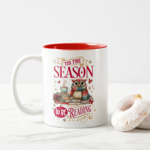 Es ist die Zeit zum Lesen Zweifarbige Tasse