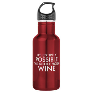 Es ist diese Flasche hält Wein völlig möglich Trinkflasche