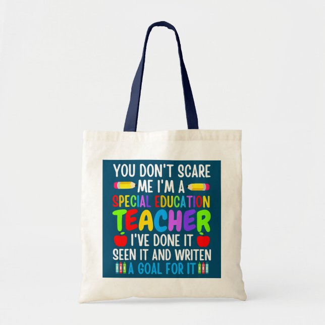 Es ist dir egal, dass ich eine besondere Bildung b Tragetasche (Vorne)