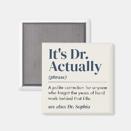 Es ist Dr. Eigentlich Definition PhD Abschluss ind Magnet