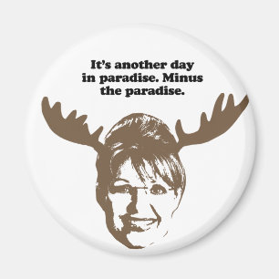 Es ist ein anderer Tag im Paradies. Minus des Magnet