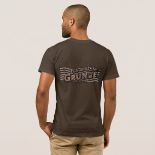 Es ist ein Art SCHMUTZ rostige Buchstaben T-Shirt