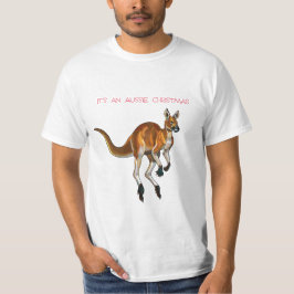 Es ist ein Aussie Weihnachten mit einem roten Kang T-Shirt