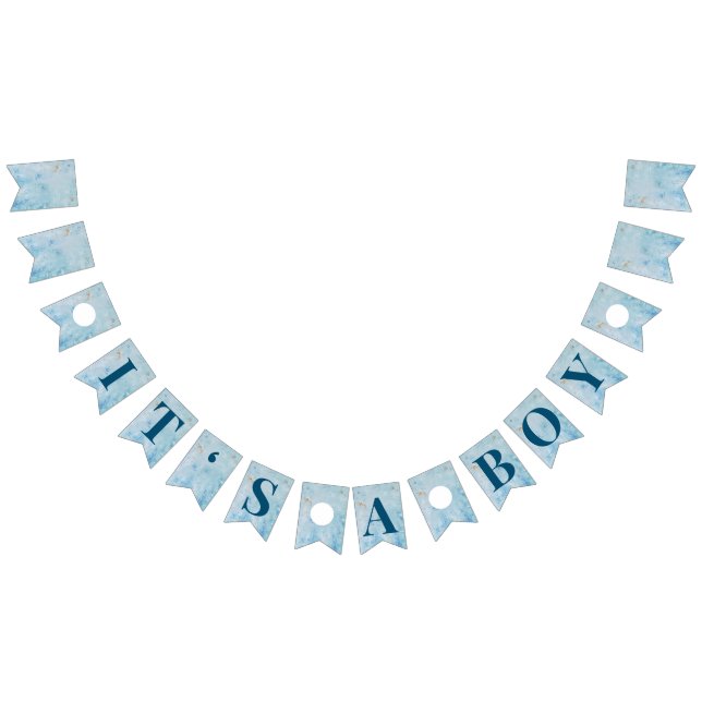 Es ist ein Baby aus Boy Blue Baby Wimpelkette (Alle)