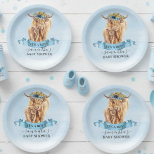 Es ist ein Baby Baby Baby Baby Baby Baby Boy Blue  Pappteller