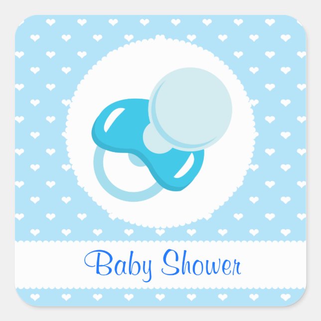 Es ist ein Baby-Baby-Design Quadratischer Aufkleber (Vorderseite)