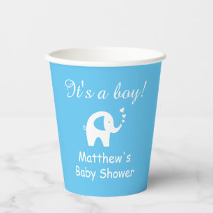 Es ist ein Baby-Baby-Dusche Party Papiertücher Pappbecher