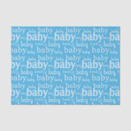 Es ist ein Baby Blue Baby Dusche Party Seidenpapier