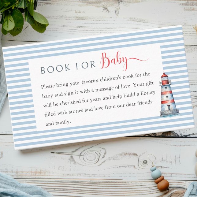 Es ist ein Baby-Duschbücher für Baby Begleitkarte (.
)
