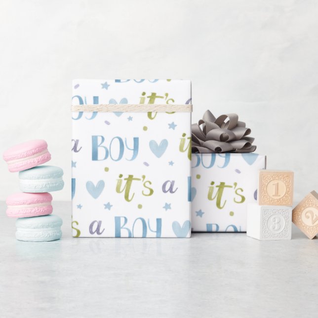 Es ist ein Baby New Baby Wrapping Paper Geschenkpapier (Babyparty)
