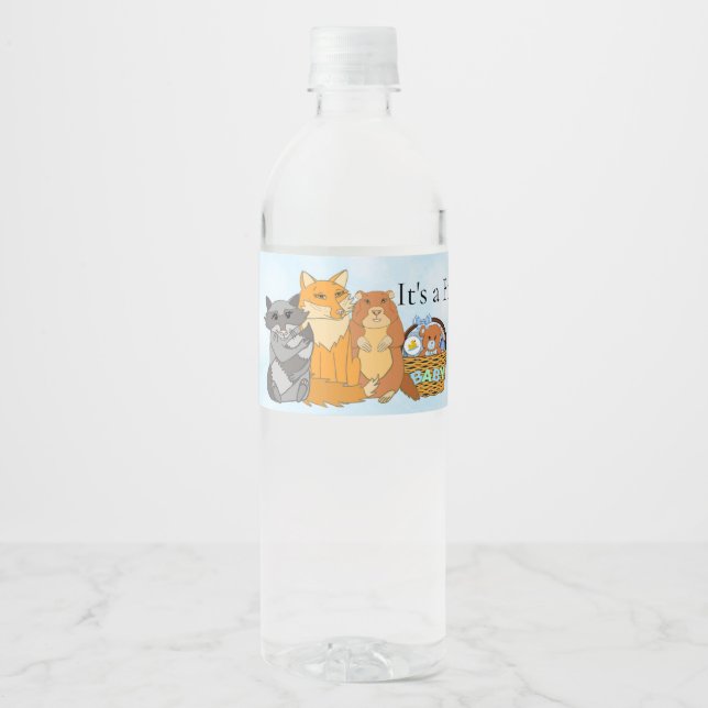 Es ist ein Baby Shower Woodland Creatures (Vorderseite)