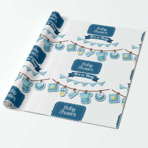 Es ist ein Baby-Toilettenpapier Geschenkpapier