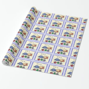 Es ist ein Baby-Toilettenpapier Geschenkpapier