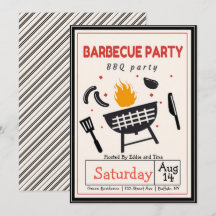 Es ist ein Barbecue-Party