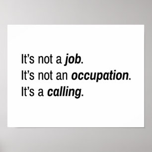 Es ist ein Berufungsposter Poster