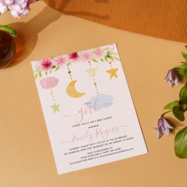 Es ist ein blumengeschmücktes Baby-Dusche-Party Save The Date