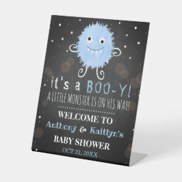 Es ist ein Boo-y! Kleine Monster Halloween Kinderd Sockelschild